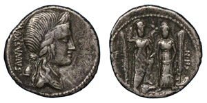 C. Egnatius, 75 BC.Silver ... 