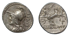 P. Servilius Rullus, 100 BC.Silver ... 
