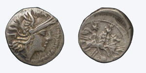 Anonymous, after 211 BC.Silver ... 