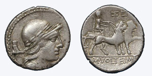 M. Volteius, 78 BC.Silver ... 