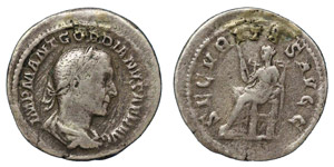 Gordianus I Africanus, 238.Silver ... 
