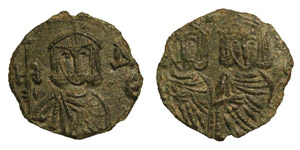 Constantine V, 741-775.AE follis ... 