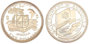 Anguilla - 2 Dollars 1969 (KM 17) ... 