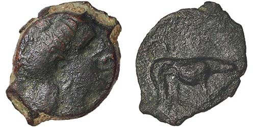 Sicily Segesta  Bronze 405-400 BC ... 