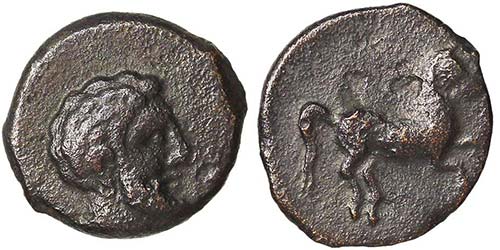 Sicily Solus (Solunto)  Bronze ... 