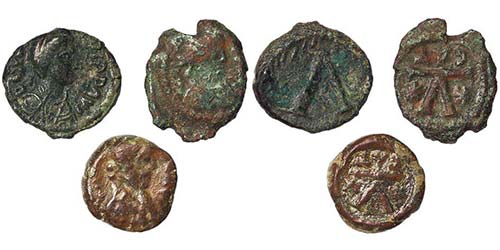   Lot with 3 Ae Pentanummion: 2 ... 