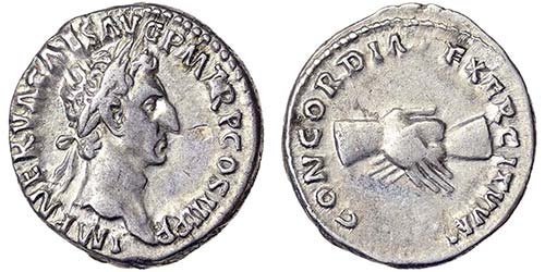 Empire Nerva (96-98 AD) Denarius ... 