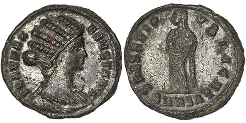 Empire Fausta (324-326 AD) Follis ... 
