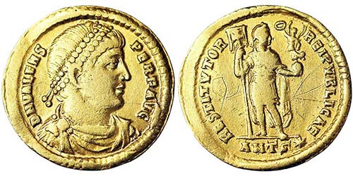 Empire Valens (364-378 AD) Solidus ... 