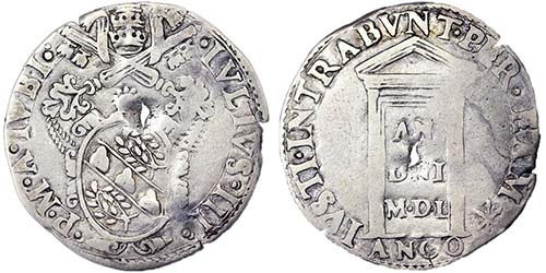 Italian States Ancona Julius III ... 