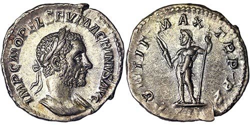Empire Macrinus (217-218 AD) ... 