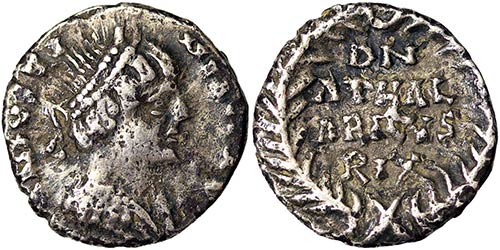 Pseudeo imperial coinage Atalaric ... 