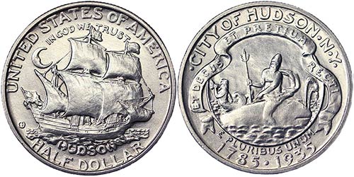 United States 1/2 Dollar (Hudson, ... 