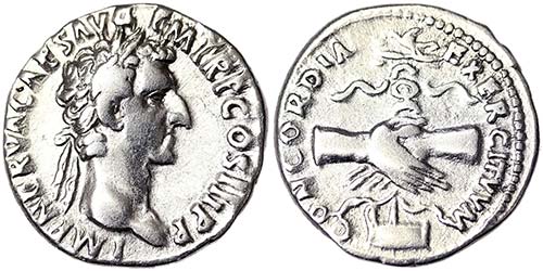 Empire Nerva (96-98 AD) Denarius ... 