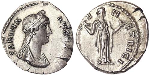 Empire Sabina (128-136 AD) ... 