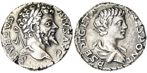 Empire Septimius Severus with Geta ... 