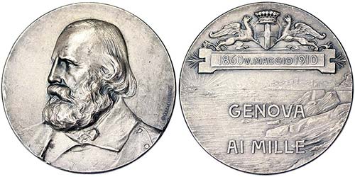 Italian States Genoa  Medal 1910 ... 