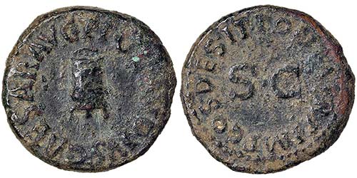 EmpireClaudius (41-54 AD) Quadrans ... 