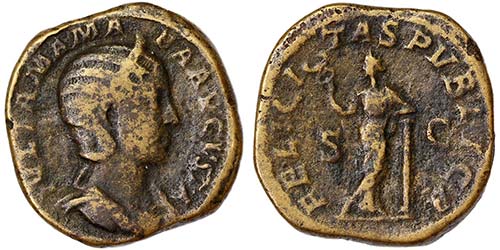 EmpireJulia Mamea (222-235 AD) ... 