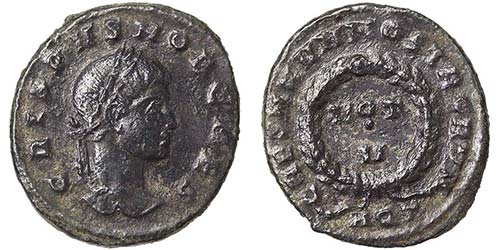 EmpireCrispo (317-326 AD) Follis ... 