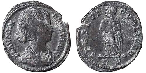 EmpireFausta (324-326 AD) Follis ... 