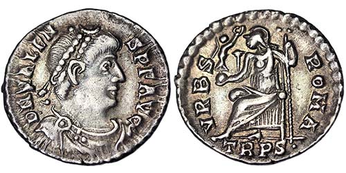 EmpireValens (364-378 AD) Siliqua ... 
