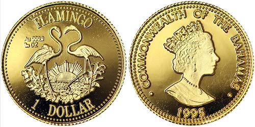 Bahamas Commonwealth 1 Dollar 1995 ... 