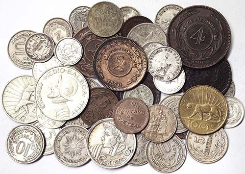  44 pcs.: Various coins / dates ... 