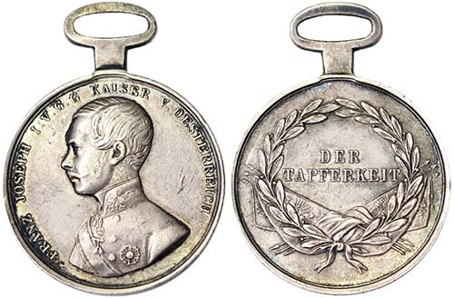 Austria  Bravery medal  DER ... 