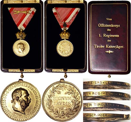 Austria  Miltary merit medal ... 