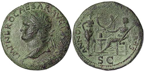 Empire Nero (54-68 AD) Sestertius ... 