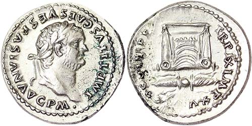 Empire Titus (79-81 AD) Denarius ... 