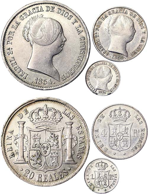 Spain Kingdom Isabel II ... 