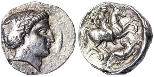 Patraos  Tetradrachm 340-315 BC   ... 