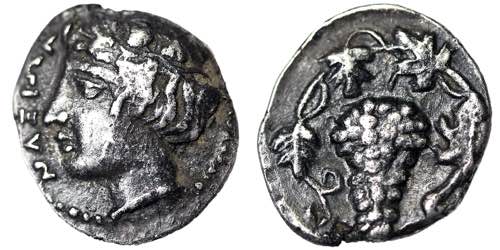 Sicily Naxos  Litra 415-403 BC   ... 