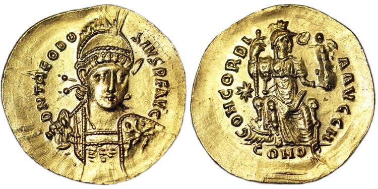 Empire, Theodosius I (379-395 AD) ... 