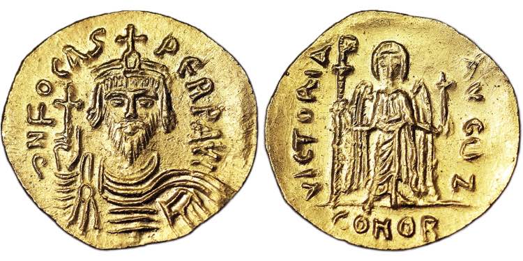 , Focas (602-610) Solidus n.d ... 