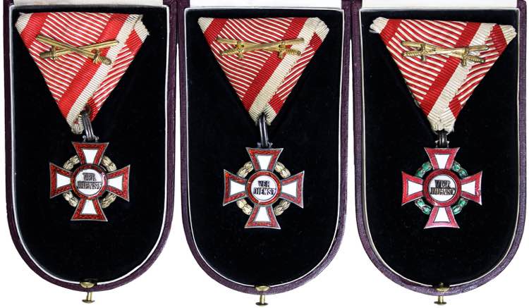 Austria,  Military merit cross 3 ... 