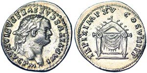 Empire   Titus (79-81 AD) Denarius ... 