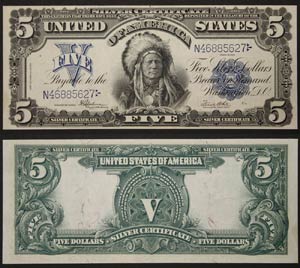 United States    5 Dollars 1899 ... 