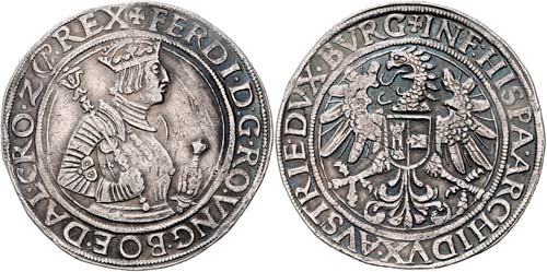 Ferdinand I. 1521 - 1564  Taler o. ... 
