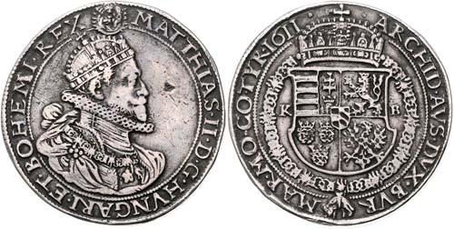 Matthias II. 1612 - 1619  3 facher ... 