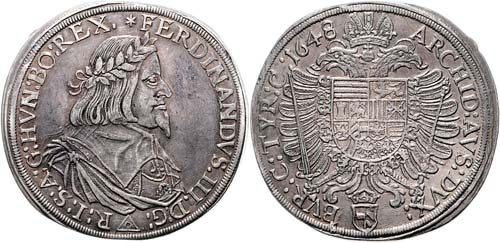 Ferdinand III. 1637 - 1657  Taler ... 