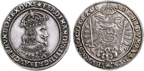 Ferdinand III. 1637 - 1657  1/4 ... 