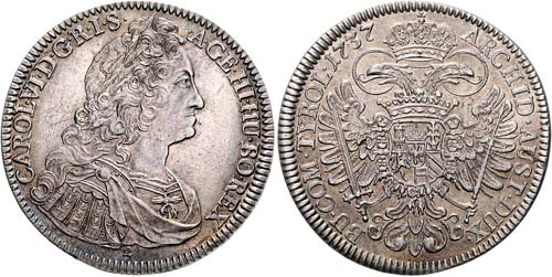 Karl VI. 1712 - 1740  Taler 1737, ... 