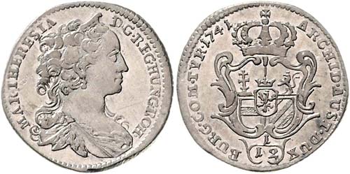Maria Theresia 1740 - 1780  1/12 ... 