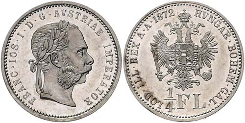Franz Joseph I. 1848 - 1916  1/4 ... 