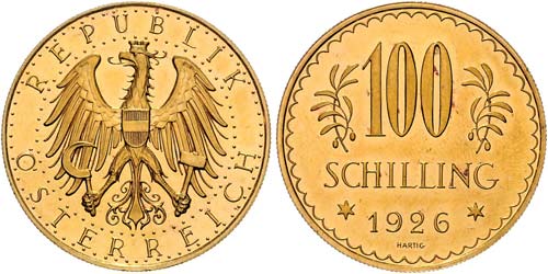 100 Schilling 1926 Wien. Her. 5   ... 