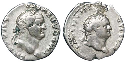 Empire Vespasianus (69-79 AD) Lot ... 