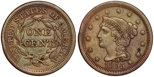 United States  1 Cent (Liberty ... 